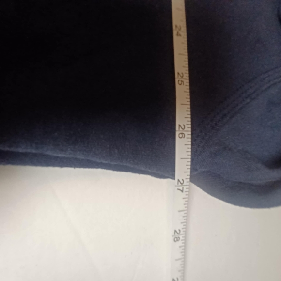 Champion Hoodie 2XL Adult Navy Blue Pullover Sweatshirt Logo Pockets Mens XXL - Picture 6 of 7